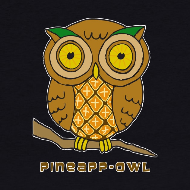 Pineapp-owl by headrubble